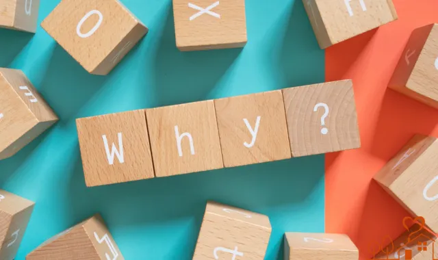 WHY?の文字