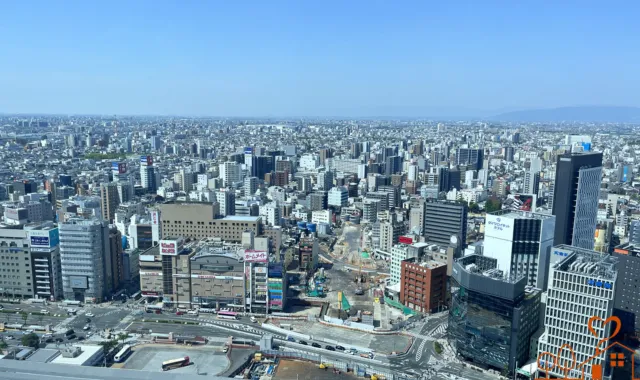 名古屋駅からの景色
