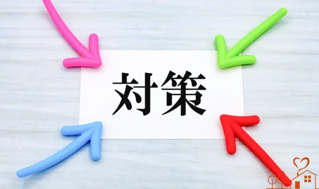 対策の文字