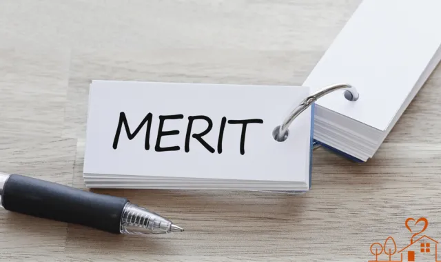 MERITの文字
