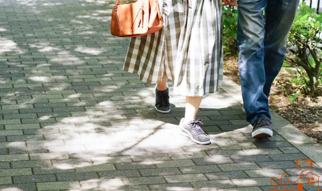 仲睦まじい男女