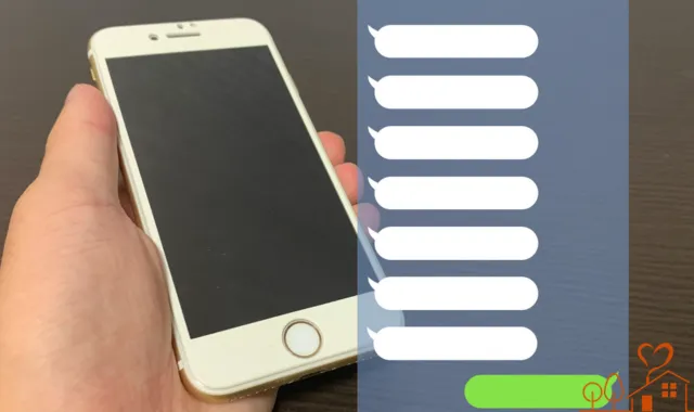 スマホと送られてくるメッセージ
